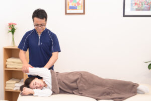 姿勢改善の施術