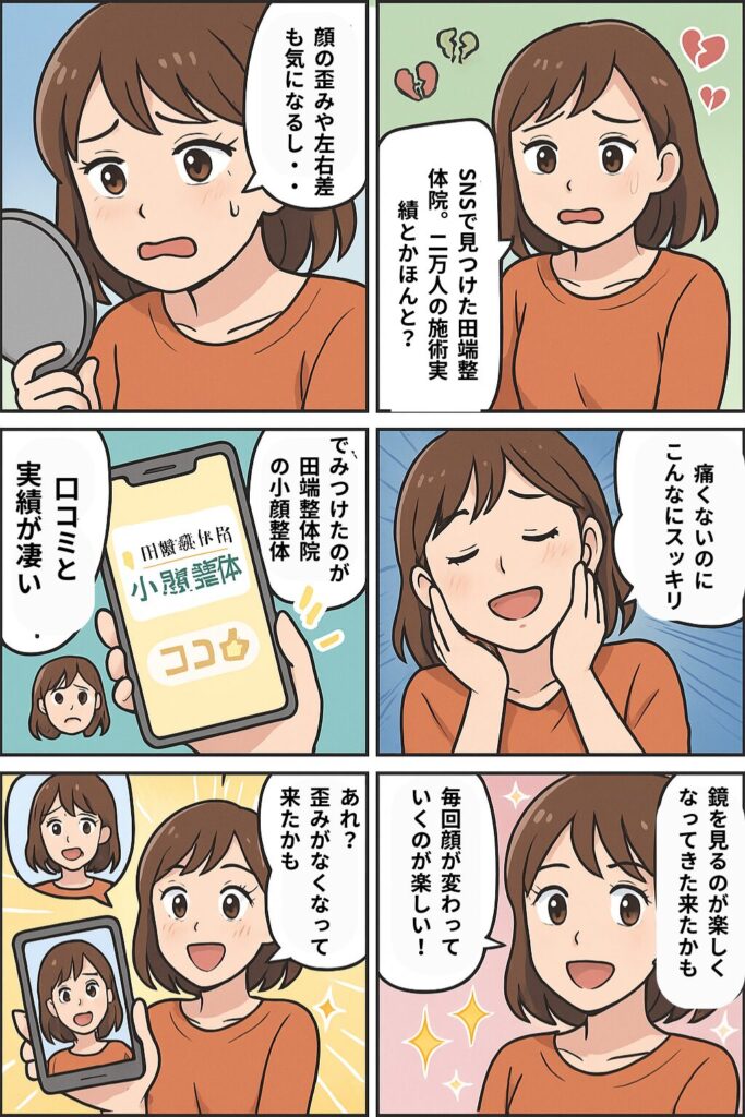 小顔整体｜顔の歪み｜伊勢崎