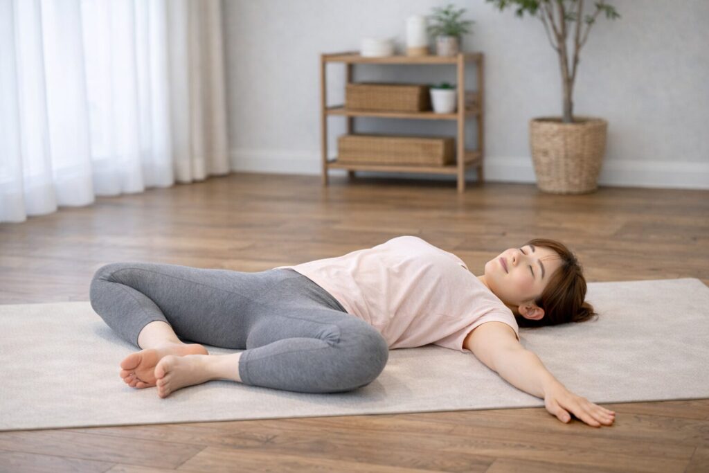 伊勢崎でセルフケアする女性